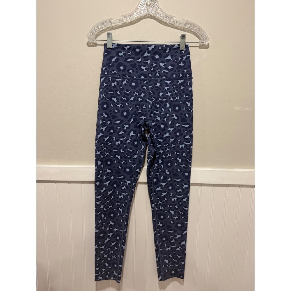 Offline by Aerie High Waist 7/8 Leggings Leopard Blue Print Athletic Women Sz M